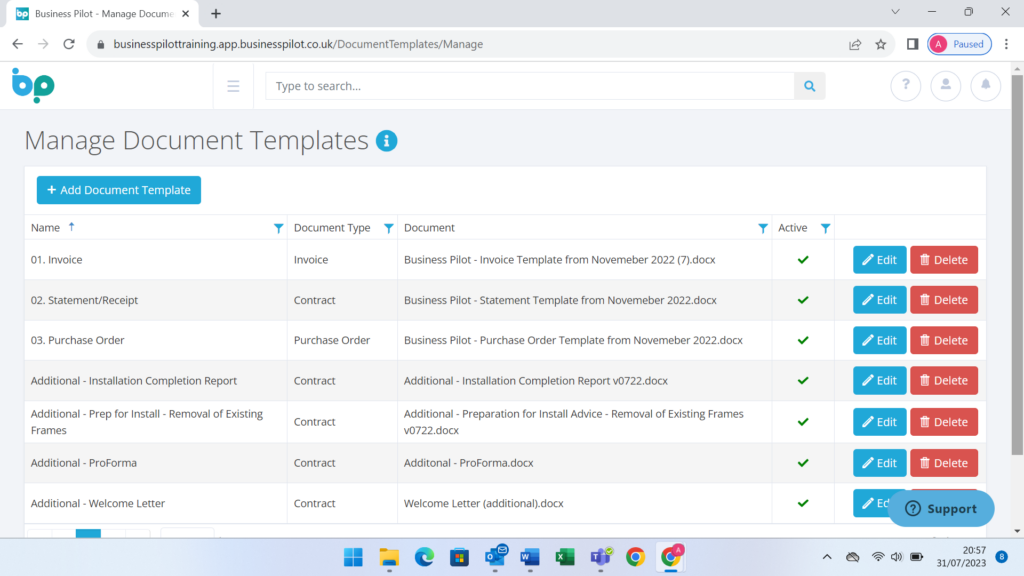 Document Templates - No6