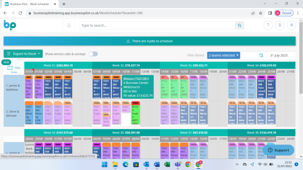 Interactive Scheduling - No3