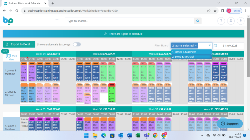 Interactive Scheduling - No4 (opt2)