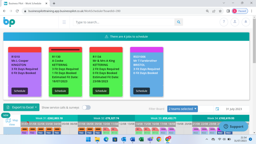 Interactive Scheduling - No5