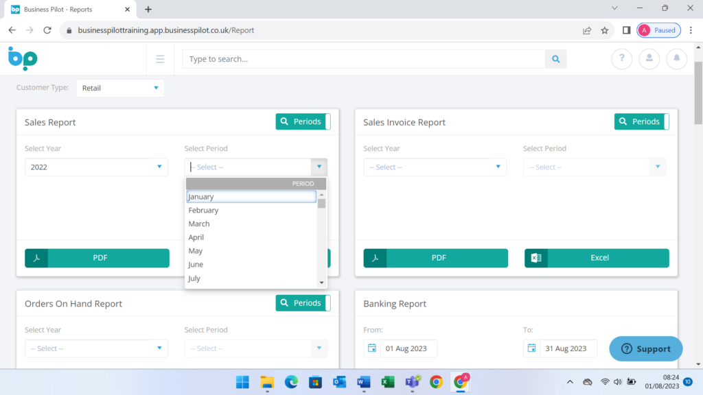 Management Dashboard & Exports - No3