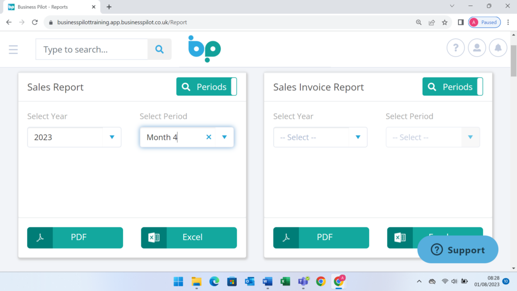 Management Dashboard & Exports - No5 (opt3)